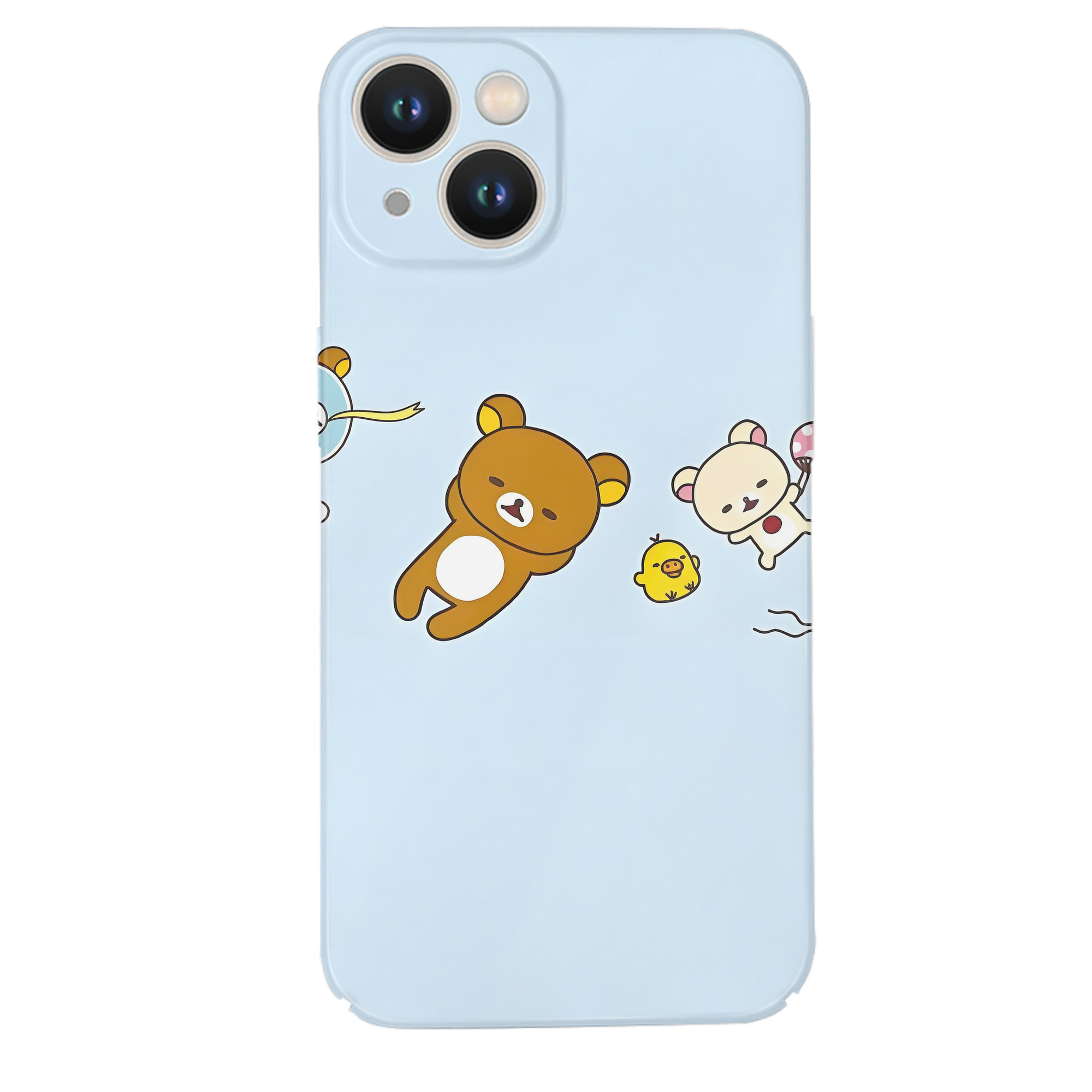 （画像用） リラックマ リラックマ キイロイトリ Rilakkuma Korilakkuma Kiiroitori 【iPhone 14シリーズ対応】ハードケース